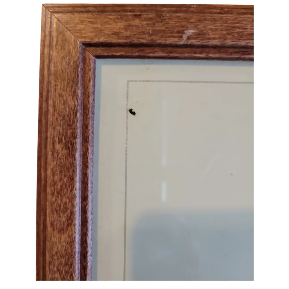 Vtg Hand Crafted Naturewood Hardwood Picture Frame 8 x 10